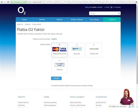 moje o2 platba|Platba faktúr